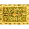 thumbnail image 1 of Ahgly Company Indoor Rectangle Oriental Yellow Traditional Area Rugs, 6' x 9', 1 of 4