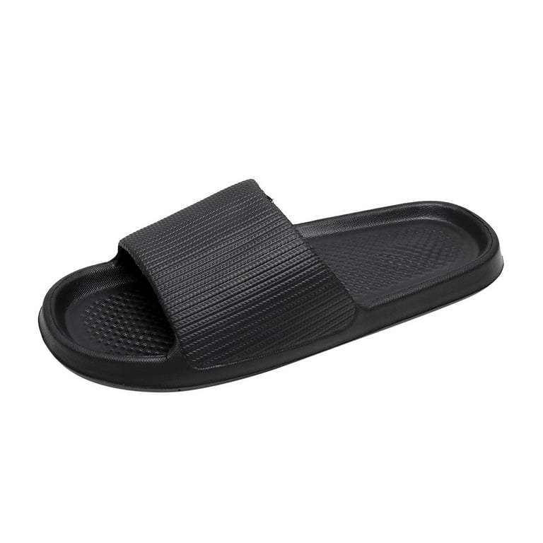 Men's Rubber Sandal Slipper Comfortable Shower Beach Shoe Slip On Flip Flop