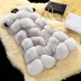 thumbnail image 1 of Gilet Sans Manches en Fausse Fourrure pour Femmes - DF, 1 of 2