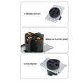thumbnail image 4 of Recessed Power Outlet, Steel Panel Grounded Flush Mount Outlet 3 Pole 4 Wire 50A  for Home Appliances, 4 of 7