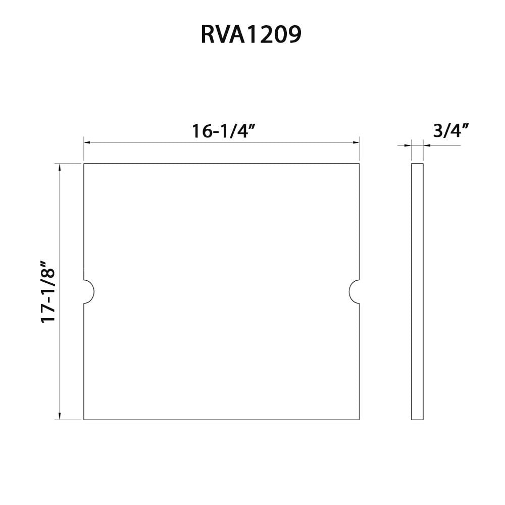 Ruvati Solid Wood Cutting Board Sink Cover for RVH8319 workstation sink