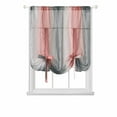 thumbnail image 2 of Achim Ombre Window Curtain Tie Up Shade, 50x63, Blush, 2 of 5