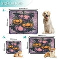 thumbnail image 3 of Qxltty Smile Pumpkin Cat litter Pads Pet Set of 2 Diaper Mats Center Anti-leakage Layer Absorbent Soft and Comfortable, 3 of 7
