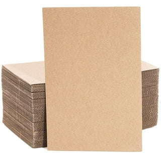 25 Pack Corrugated Cardboard Sheets, 8x10 Flat Card Boards Inserts for  Crafts, Packing, Shipping, Moving, Mailing, DIY Art Projects, Classroom