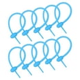thumbnail image 1 of Multiusos Silicona Corbatas 7 Pulgadas, 15uds Reutilizables Pan Corbatas, Cable Corbatas, Pan Corbatas, Doméstico Giratoria Corbatas, Reutilizables Giratoria Corbatas (Mar Azul), 1 of 6