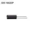 thumbnail image 2 of Uxcell SW-18020P Interruptor de sensor de vibración electrónico de resorte de sensibilidad ordinaria, metal negro, 20 piezas, 2 of 2
