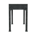thumbnail image 6 of Butler Specialty Company Chatham Raffia And Wood 2-Drawer Desk - Charcoal Raffia, 6 of 9