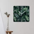 10 Inch Wall Clock Battery Operated Square Clock for Office, Kitchen ...
