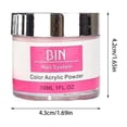 thumbnail image 3 of onlyliua Ofertas Flash Polvo de Cristal Nude Que Se Puede Extender para Tallar Polenta Polvo Acrílico de 30 Ml, 3 of 7