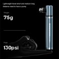 thumbnail image 4 of fastboy Bicycle Pump Portable Hand Bike Tire Inflator Retractable Anti-slip Dual Valve Manual Inflatable Pumps with Needle Black 1Set, 4 of 6