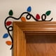 thumbnail image 1 of Adorno navideño de madera para puerta de 2024: adorno navideño para puerta, marco de esquina, decoración de pared decorativa, estante de ventana vintage de madera pintado a mano, adorno navideño de Pa, 1 of 6