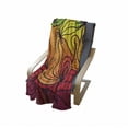 thumbnail image 4 of Abstract Soft Flannel Fleece Blanket, Colorful Tangled Lines Abstract Leaves Design with Various Size Dots Lively Colors, Cozy Plush for Indoor and Outdoor Use, 70" x 90", Multicolor, by Ambesonne, 4 of 6