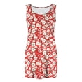 thumbnail image 4 of ClodeEU Women's Floral Print Sleeveless Blouse, Casual U Neck Tank Top for Summer O-Multicolor,Women's Plus XXXXXL, 4 of 7
