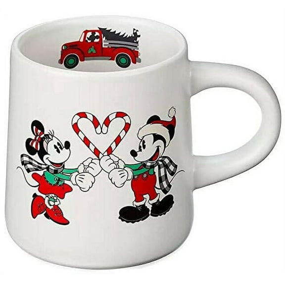Disney Yuletide Santa Mickey and Minnie Mug