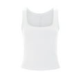 thumbnail image 4 of YAYUBA Summer Tank Tops for Women A Fashionable Casual And Top With A Solid Color Round Neck Workout Tops Basic Going Out Clothes 2026, 4 of 5