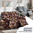 thumbnail image 5 of Xoenoiee Sugar Skull Sunflower Rose Print 6-Piece Jacquard Recliner Loveseat Cover with Pockets, Stretchable Sofa Protector Washable Lazy Boy Recliner Slipcovers with Non-Slip Bottom, 5 of 6
