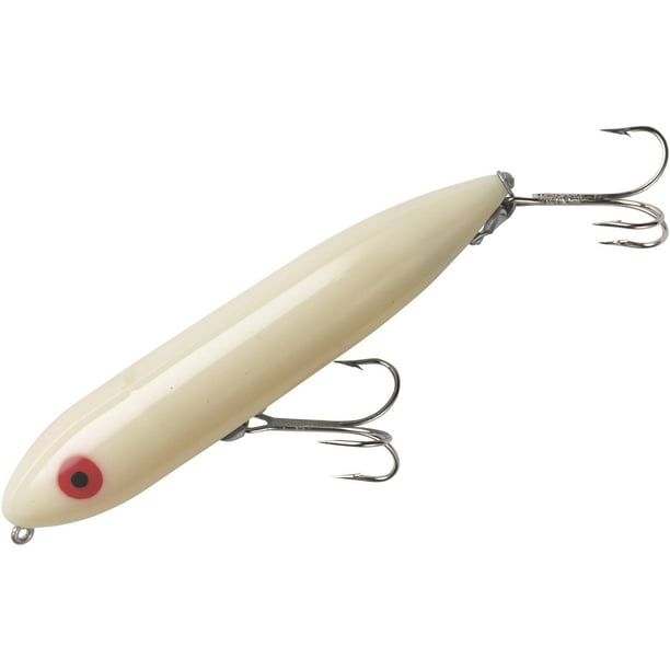 Heddon Zara Spook Fishing Lure Hard bait Bone 4 1/2 in 3/4 oz Walmart