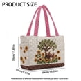 thumbnail image 7 of Pzuqiu Highland Cow Sunflower Large Quilted Tote Bags for Women Lightweight Versatile Pink Puffer Shoulder Handbag for Work Travel Shopping College Everyday Use, 7 of 7