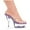 Purple, variant on Ellie Shoes E-609-Summer 6" Pointed Stiletto Mule Womens Sandal. 11 / Purple