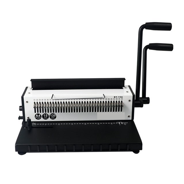 Manual Spiral Binding Machine Metal 34 Hole Punching Square 4X4mm A4 Paper Binding Machine