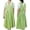 Plum Green, variant on Double Sided Cotton Linen Apron for Women with Pocket, V-neck and Flat-neck Split Pinafore for Kitchen Garden Cooking