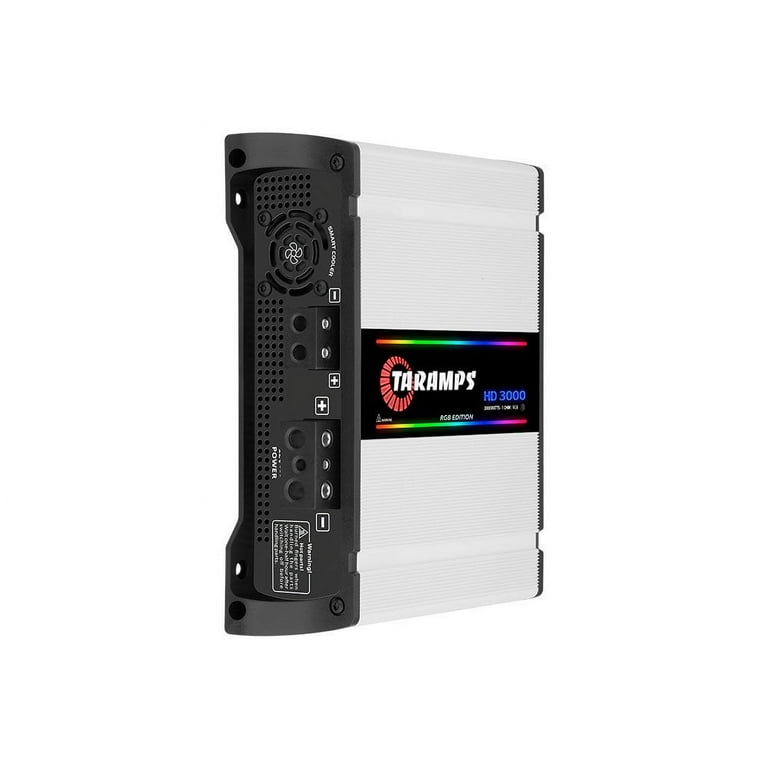 Taramps, Monoblock Amplifier, HD 3000.1 RGB 3000W RMS, Full Range
