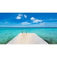thumbnail image 2 of Leske, Mike 18x12 White Modern Wood Framed Museum Art Print Titled - Caribbean Dream, 2 of 4