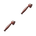 thumbnail image 2 of Matsuzay Cabezal de ducha de baño vintage, rociador de grifo montado en la pared impermeable portátil, soporte de ducha de mano resistente al Rojo Bronce 2piezas, 2 of 6