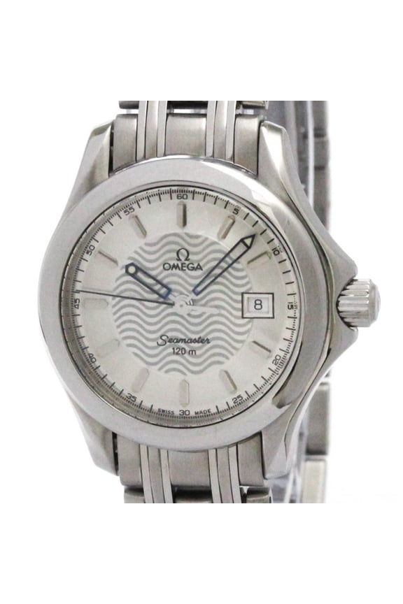 Pre-Owned OMEGA Seamaster 120M Steel Quartz Ladies Watch 2571.31 Polished