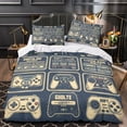 thumbnail image 3 of Home Textiles 2/3pcs Bedding Cover Set Game Handle Printed Comforter Cover Set for Adult,Twin (68"x86"), 3 of 6