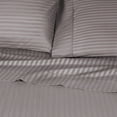 thumbnail image 6 of BNM Ultra Soft Deep Pockets 400 Thread Count Egyptian Cotton Stripe Sheet Set, 6 of 9