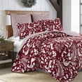 thumbnail image 2 of Levtex Home - Bretton Woods Quilt - Full/Queen - Folk Holiday - Red and White - Quilt (88x92in.) - Reversible - Cotton/Poly, 2 of 5