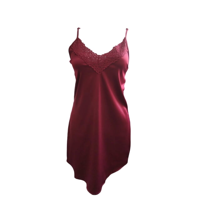 Camisón Bata Ropa Para Dormir Satín Para Mujer Juvenil