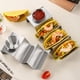 thumbnail image 5 of Soporte para panqueques de acero inoxidable 3 rejillas en forma de W con taza de salsa | Bandeja de Rollo de Maíz para Tacos Multiusos | Soporte de comida de mesa resistente a la corrosión, 5 of 9