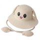 thumbnail image 1 of 2x Sombrero De Paja Con Orejas De Conejo, Gorra De Pescador Moderna Para Viajes Por La Calle Al Aire Libre, Color Beige, 1 of 8