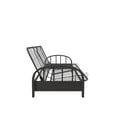 DHP Aiden Futon Frame, Gunmetal Grey