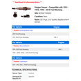 thumbnail image 2 of Oxygen Sensor - Compatible with 1991 - 1993, 1996 - 2010 Ford Mustang 1992 1997 1998 1999 2000 2001 2002 2003 2004 2005 2006 2007 2008 2009, 2 of 2