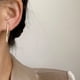 thumbnail image 2 of Pendientes de clip para la oreja con espiral antimosquitos de una pieza, sin perforaciones, sencillos y adelgazantes, con forma de cruz, 2 of 6