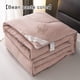thumbnail image 4 of Toystoory Colcha de aire acondicionado de verano, colcha lavable de repuesto, manta de seda refrescante de Color sólido para viajes, Camping, 180*220cm Juegos de cama marrón camafeo Toystoory HA071912-07, 4 of 6