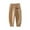 Brown, variant on CQONEPT Cotton Pants for Girls Baggy Casual Elastic Waist Crop Pant Mosquito Athletic Activewear Jogger Pant Pink 11 Years