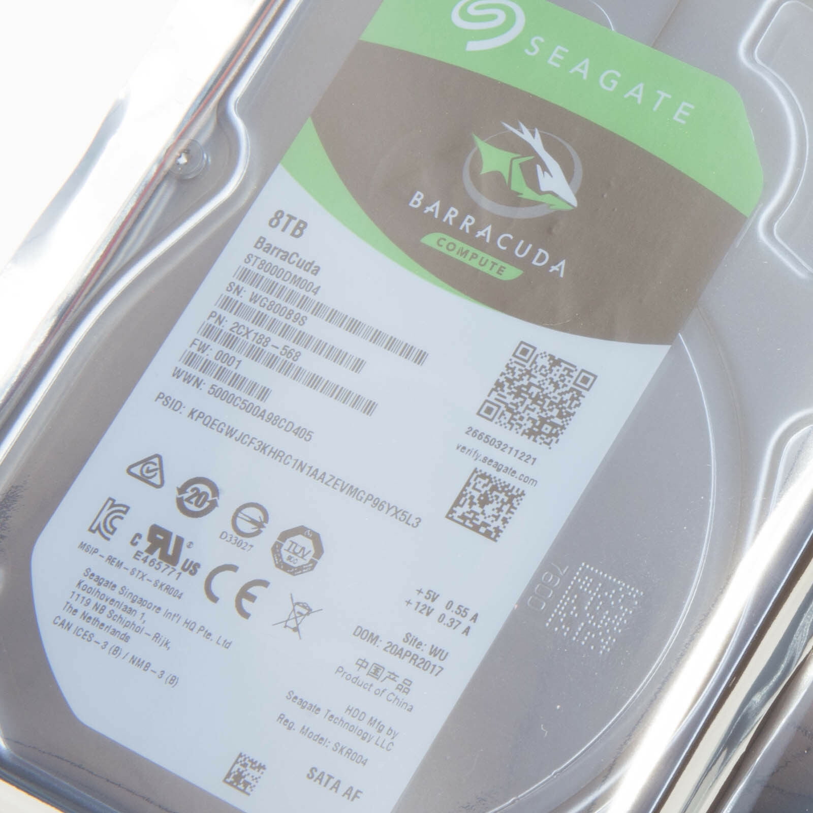 8TB Seagate Barracuda Hard drive internal 3.5