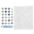 thumbnail image 1 of Number Coloring Painting Beginner HandPainted Linen Cloth DIY Acrylic Drawing Supplies, 1 of 5