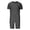 Dark Gray Set for Men, variant on Men's Athletic Suit Set High Quality Material For Lasting Wear For Daily Wear And Casual Activities Black L