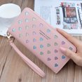 thumbnail image 4 of Lady Wallet Large Capacity All-match Heart Fashion Card Wallet Clutch Pouch, 4 of 5