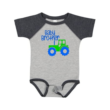 

Inktastic Baby Brother Tractor Gift Baby Boy Bodysuit