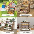 thumbnail image 3 of Wooden Cake Stand, Farmhouse Display Stand for 24 Cupcakes, 3 of 6