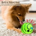 thumbnail image 4 of Ball Interactive Dog Toy Fun Giggle Sounds Ball Puppy Chew Toy, 4 of 10