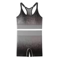 thumbnail image 2 of FNFYFH Workout Sets for Women 2 Piece Seamless Yoga Outfits Shorts and Racerback Sports Bra Gym Athletic Clothing, 2 of 3
