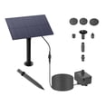 thumbnail image 2 of Kit de bomba de agua solar con 4 boquillas | Fuente DIY para bebederos de pájaros, estanques de jardín y peceras, 2 of 8