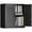 Black, variant on Marcree Metal Wall Cabinet,Garage Cabinet with Handle,Lockable Storage Cabinets Wall Mounted with 2 Doors,Locking Cabinet with Shelves for Basement,Office,Living Home, White